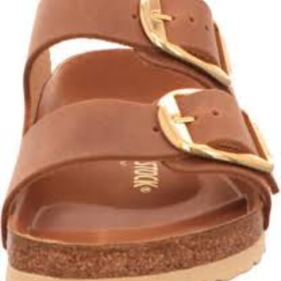 Birkenstock Arizona Big Buckle Sandals - Cognac Leather - Size 41 EU (W10/M8 US) - Picture 4 of 5